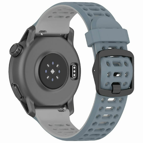 For Coros Pace 2/Apex 2/Apex 42mm Silicone Watch Band Dual Color 20mm Watch Strap