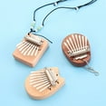 thumbnail image 2 of Piano Mini Kalimba 8 Touches Pouce Doigt Marimba Cadeau Musical pour Enfants Débutants Amateurs de Musique, 2 of 4