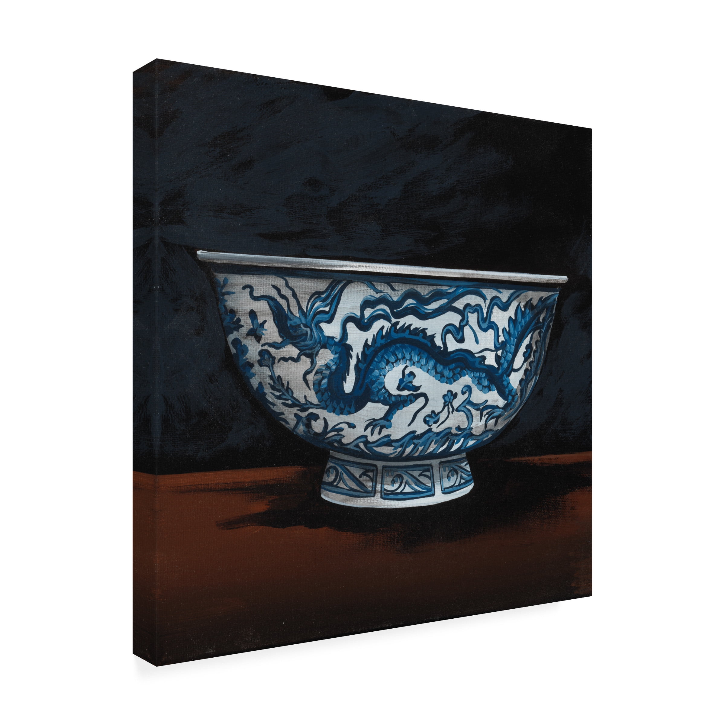 Debbi Wetzel 'Dragon Bowl' Canvas Art