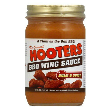 Hooter's Sauce BBQ Wing, 12 OZ (Pack of 6)