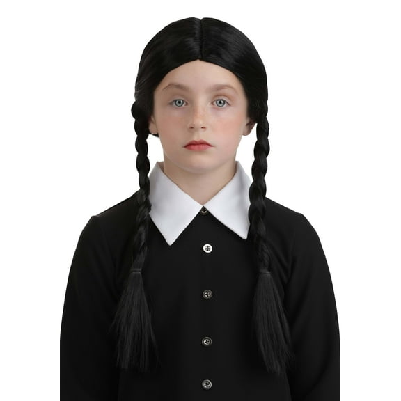 Girl's 1960s Wednesday Addams Costume Wig