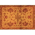 thumbnail image 1 of Ahgly Company Indoor Rectangle Abstract Orange Modern Area Rugs, 7' x 10', 1 of 4