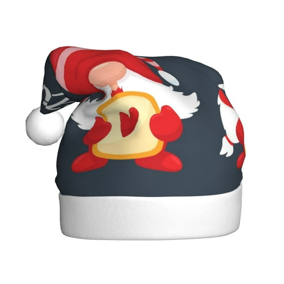 Balery Three Cute Christmas Gnomes Pattern Santa Hat Christmas Hat Funny Christmas Hat Christmas Knitted Beanie Hat For Men Women Adult