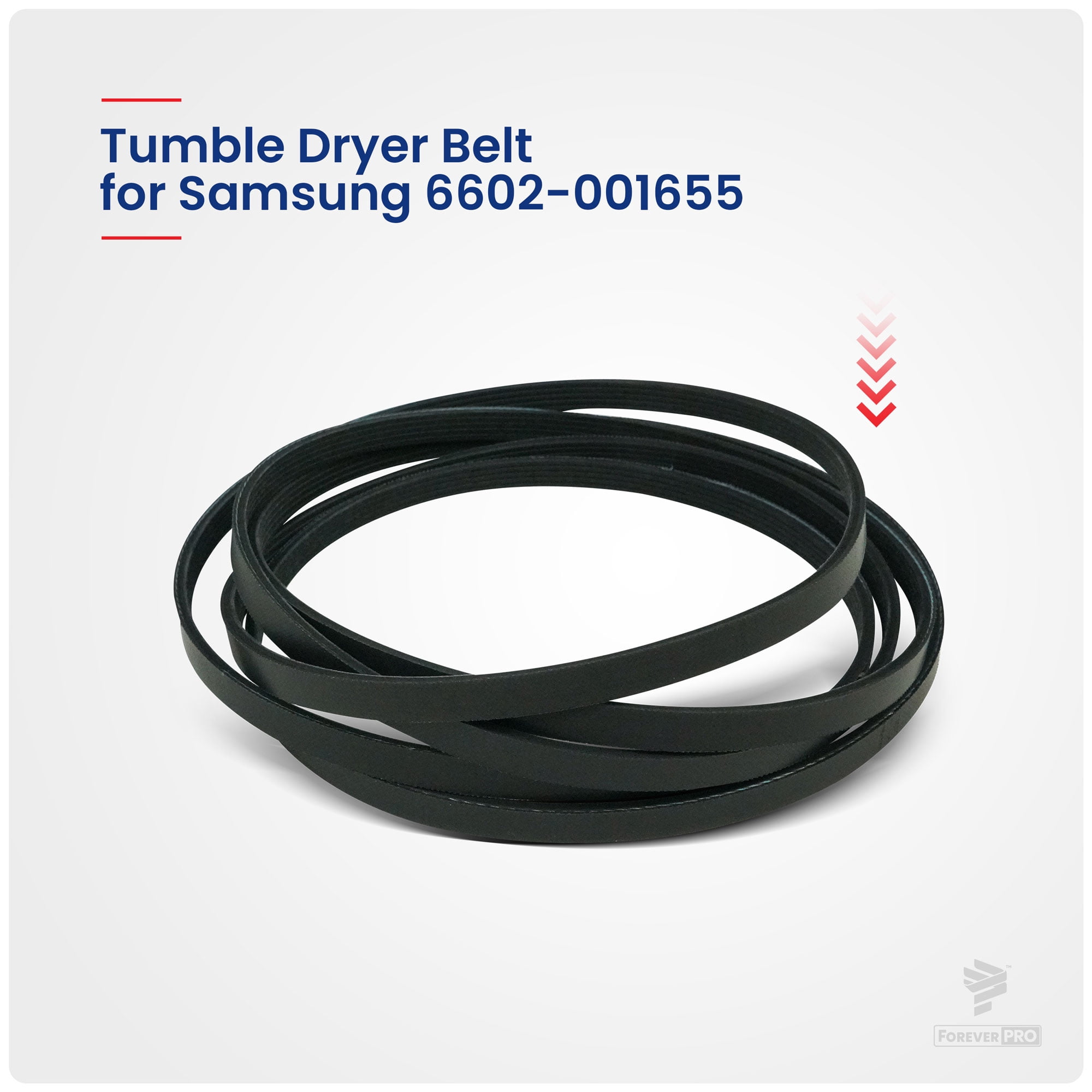 ForeverPRO 6602-001655 Dryer Drum Belt for Samsung Appliance 6602-001655