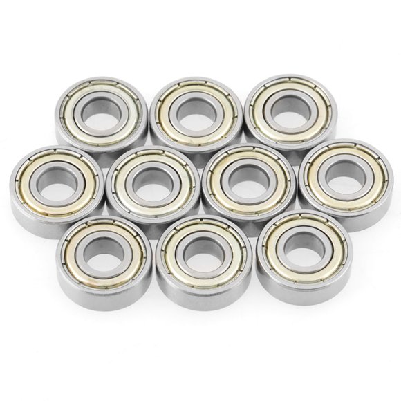 Roulements à billes 10 pièces/ensemble 696ZZ roulements à billes en acier inoxydable pour l'industrie de la pompe d'équipement électronique 6x15x5mm