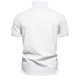 thumbnail image 3 of Camisas de Manga Larga para Hombres Impresión Turndown Collar Blusa Casual, Camisa de Moda de Manga Corta para Hombres, 3 of 6