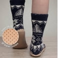 thumbnail image 2 of BambooMN Women's Knit Gripper Slipper Socks - Polar Bear - 1 Pair, 2 of 6