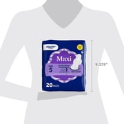 Equate Overnight Maxi Pads with Flexi-Wings, Extra Heavy Overnight Absorbency, Size 5, 60 Count
