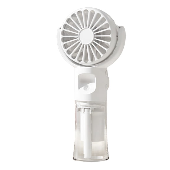 HIBIBUD Portable USB Rechargeable Misting Fan with Neck Strap,Mini Cooling Fan for Dorm,Office,Travel,2000mAh Battery,3-6 Hours Runtime,Spray Function (4 Colors)