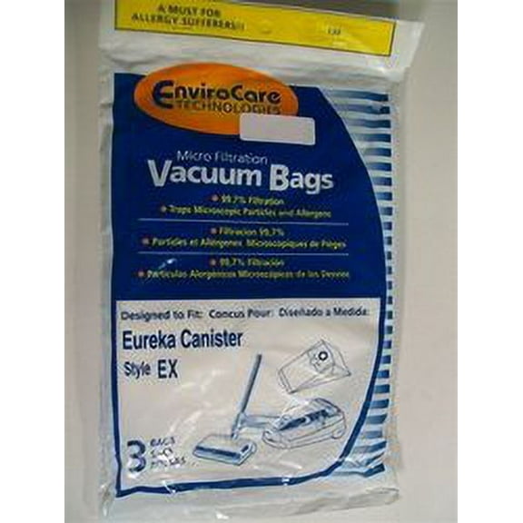 Generic Compatible with Eureka Micro Filtration bags Style EX 3 bags