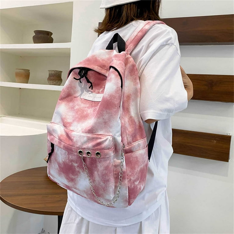 Cute Velvet Small Backpack School Bag for Teenage Girls Fashion Travel  Backpack,Pink 