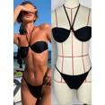 thumbnail image 5 of Traje baño mariposa para mujer, conjunto bikinis cintura para mujer, traje baño piezas, 5 of 5