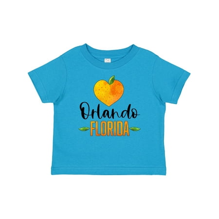 

Inktastic Orlando Florida Orange in Heart Gift Baby Boy or Baby Girl T-Shirt