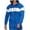 Blue, variant on Hoodies For Men Men's Sweater Color Block Hooded Sports Casual Sweater Red M JE