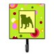 thumbnail image 1 of ""Caroline'S Treasures Ck1053Sh4 Pug Soporte Para Correa O Gancho Para Llaves Pequeño Multicolor"", 1 of 1