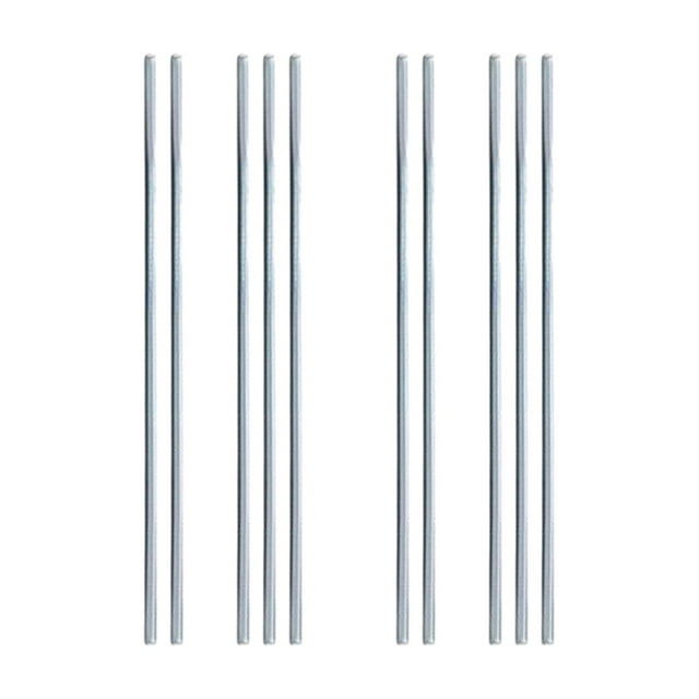 10 piezas varilla de soldadura alambre de soldadura duradero fácil de usar varilla de soldadura fácil de derretir para 24 mm Zulema Varillas de soldadura de aluminio