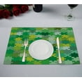 thumbnail image 1 of EREHome Coloré puzzle Napperon Table Tapis de Tasse 12x18 Pouces, Ensemble de 2, 1 of 2