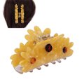 thumbnail image 4 of Pinza De Garra De Moda, Encantador Elegante, Uso Cómodo, Evita Que El Cabello Se Deslice, Garras Fuertes, Pinza Para El Cabello De Flores Para Cabellos Rizados Y Rectos Para, 4 of 8