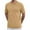 Coffee, variant on Summer Shirts for Men Plus Size Big & Tall Mens Casual Loose Solid Color Crew Neck Short Sleeve Tops Sport Blouse Lougnewear for Mens S-5XL