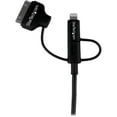 thumbnail image 6 of StarTech.com Lightning or 30-Pin Dock or Micro-USB to USB Cable - 1m (3ft), Black, 6 of 6