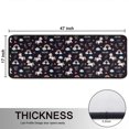thumbnail image 5 of Kitchen Rugs Sets Of 2,Black Cartoon Unicorn Rainbow Anti Fatigue Kitchen Mat Rugs Non Slip Washable,Decorative Kitchen Floor Mats for Kitchen,Sink,Laundry,17"x47"+17"x47", 5 of 5