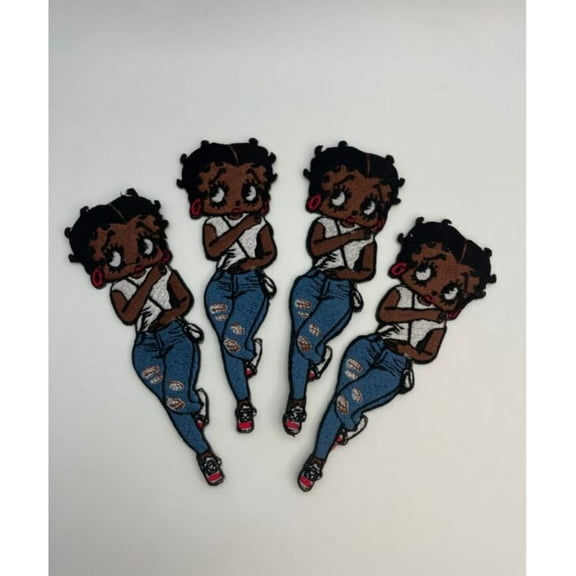 Prideful Patchez, Betty B, Iron on Patch, Sew On Patch, Jacket Patch, Embroidered Patch, Crafting