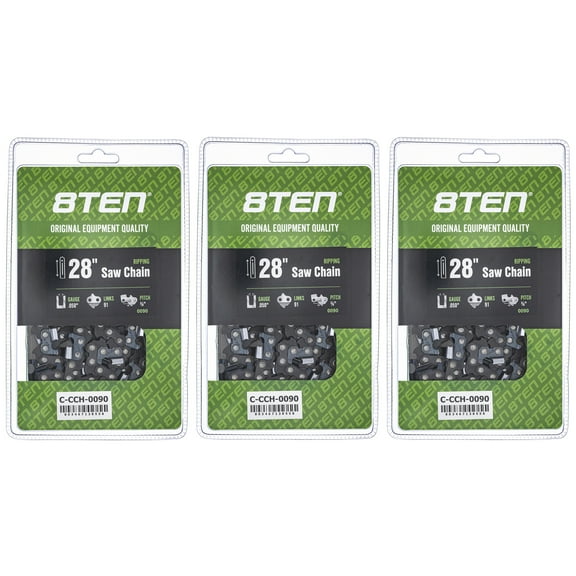 Ripping Chainsaw Chain 28 inch .050 3/8 91DL for Stihl MS440 MS660 MS460 3 Pack 810-CCC2212H
