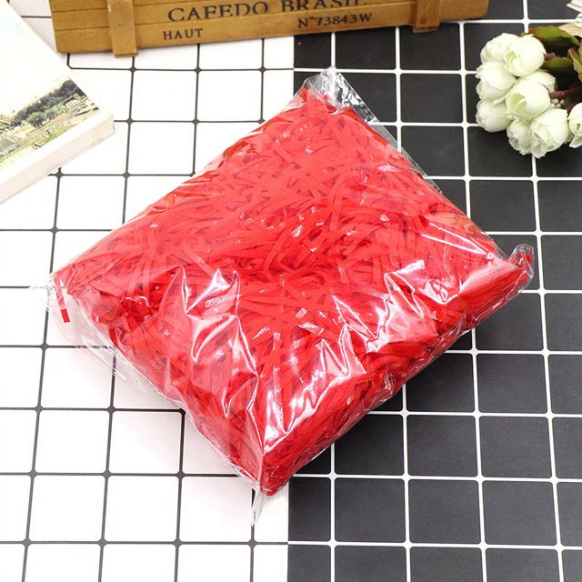 Relleno de rafia con purpurina para decoración de cajas de regalo de cumpleaños y San Valentín, 30 g/50 g/100 g