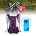 thumbnail image 1 of Mochila de hidratación para correr, transpirable, para viajes de montaña, para correr, ligera, para senderismo, paquete de agua para montar a caballo Púrpura, 1 of 8