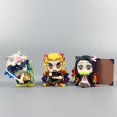 thumbnail image 2 of Demon Slayer: Kimetsu no Yaiba, caja ciega de la serie Birth Flower, Tanjiro Nezuko Zenitsu, papelería de oficina hecha a mano, mesa periférica, regalo ornamental, 2 of 5