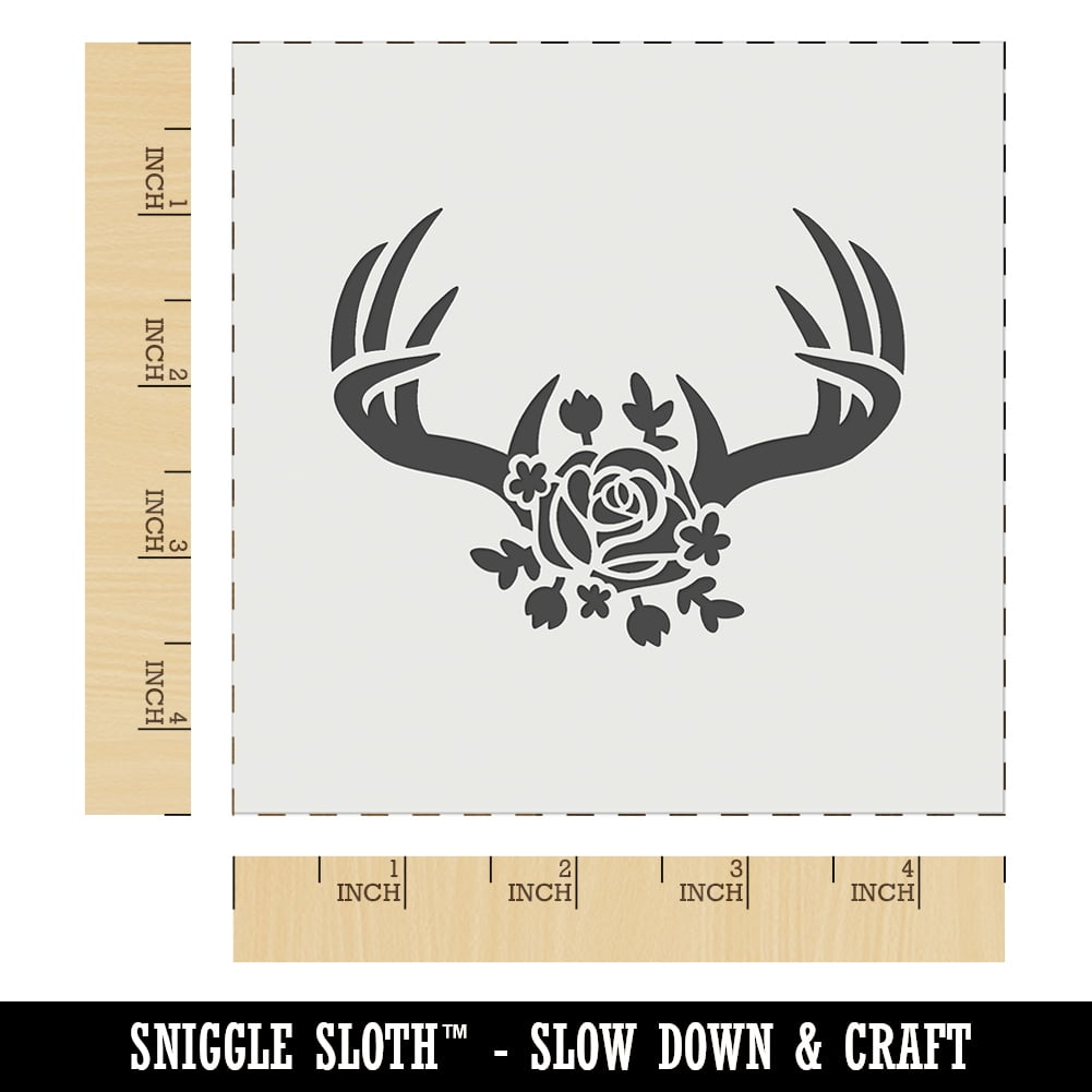 Browning Deer Head Stencil