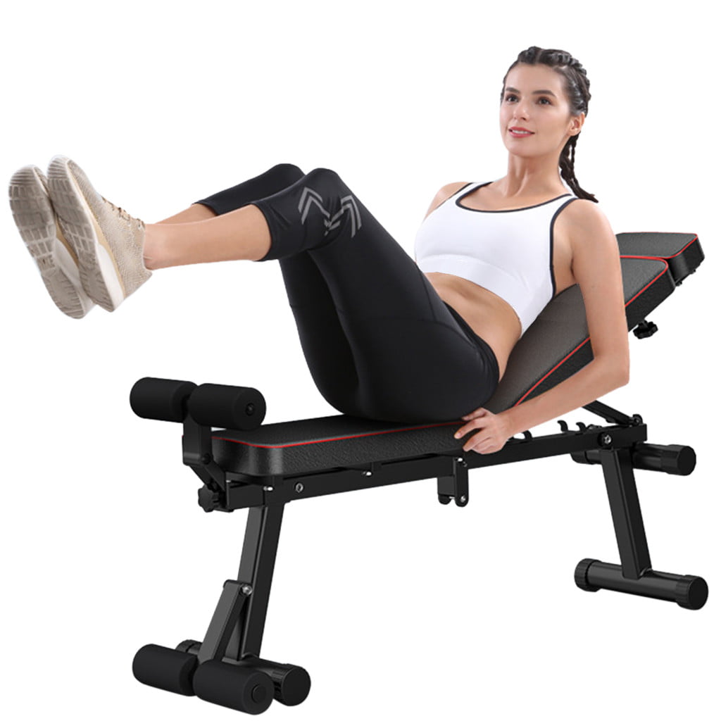 Adjustable Workout Weight Lifting Bench Sit-ups Board Foldable Dumbbell Bench US 