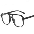 thumbnail image 1 of Double Beam Anti-blue Light Glasses Lightweight Anti Eyestrain Glare Mirrored Spectacles For Ladies Trendy Decoration, 1 of 4