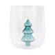 thumbnail image 2 of Tazas Vasos de vidrio tridimensionales con forma de árbol de Navidad sin asa Vasos con forma de árbol Vasos para café y leche Productos decorativos, 2 of 9