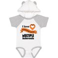 thumbnail image 3 of Inktastic I Love Someone with Multiple Sclerosis Orange Heart Ribbon Boys or Girls Baby Bodysuit, 3 of 5