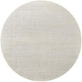 thumbnail image 1 of Ahgly Company Machine Washable Indoor Round Industrial Modern White Gold Area Rugs, 5' Round, 1 of 7