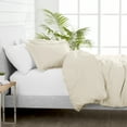 thumbnail image 6 of Bare Home Luxury 3 Piece Duvet Cover and Sham Set - Premium 1800 Ultra-Soft Brushed Microfiber - Hypoallergenic, Easy Care, Wrinkle Resistant (Queen, Sand), 6 of 6