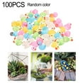 thumbnail image 4 of Fakrich 100 Pack Luminous Mini Resin Ducks, Glow in The Dark Bulk Tiny Duck for Garden Micro Landscape Ornament Dollhouse Prank Christmas Birthday Party DIY Decoration Craft, 4 of 5