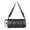 Black, variant on funtasica Bike Frame Bag Shoulder Bag Horizontal Zipper at The Top Waterproof with Shoulder Strap Large Capacity Bike Front Bag Cycling Orange rope
