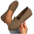 thumbnail image 4 of Viluyesy Womens Ballet Flats, Round Toe Soft Sole Mesh Breathable Slip-On Casual Shoes Brown, 4 of 9