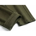 thumbnail image 3 of Boy's Stretch Fit Ripped Destroyed Jeans Pants Cargo Pants Classic Elastic Waist Straight Leg Multi-Pockets Comfy Kids Pants for Boys, 3 of 4