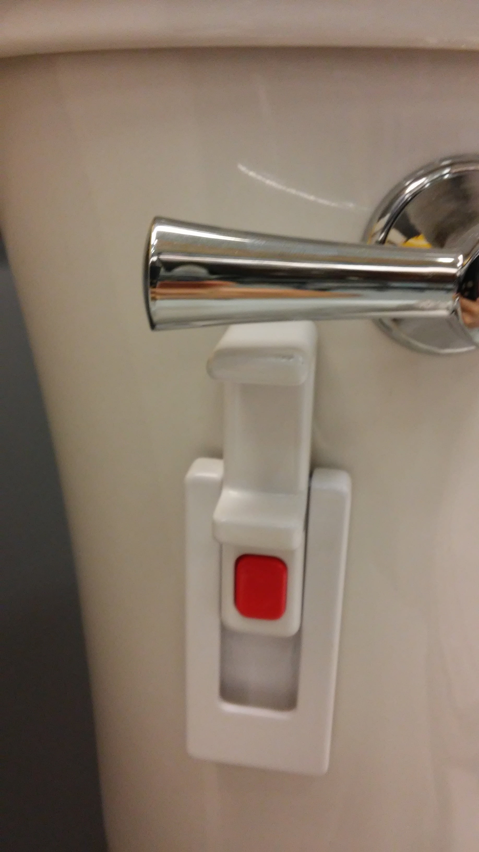 child proof toilet handle lock