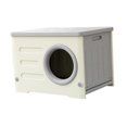 thumbnail image 3 of Casa para perros pequeños, medianos, gatos, casa para gatitos, refugio semicerrado, escondite cálido, caseta para cachorros, cama para gatos, caseta Rectangular, 3 of 8