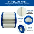 thumbnail image 2 of MaximalPower 6x Replacement Type VI Filter Compatible for BestWay SaluSpa Lay-Z-Spa SUNSET FILTERS VI Volca Spares Size VI POOLPURE PLF-INTV1 Coleman SaluSpa 90352E, 58323E, 58323 Filter Pump, 2 of 8