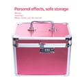 thumbnail image 4 of Combination Lock Box, Security Lock Boxes for Documents, Valuables, Medicine & Money-Rose, 4 of 10