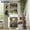 White-2 drawers, variant on Asofer 71" H Farmhouse Pantry Cabinet with LED Lights, Charging Station, Doors & Drawers, Gray