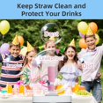 thumbnail image 2 of 6 PCS Straw Cover, 10mm Straw Cover Straw Topper, Food Grade Silicone Straw Covers Tips Suitable for Stanley Cup Straw Cap Cute Reusable Cup Accessories, 2 of 7