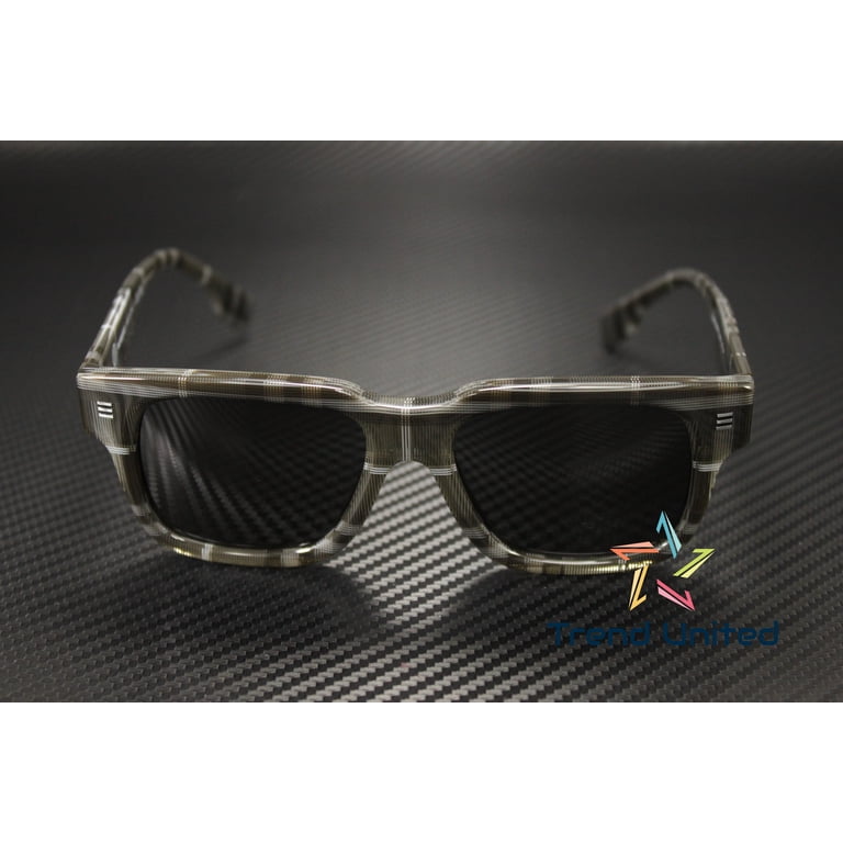 Burberry Hayden Dark Grey Square Sunglasses, Acetate Frame  display picture 3