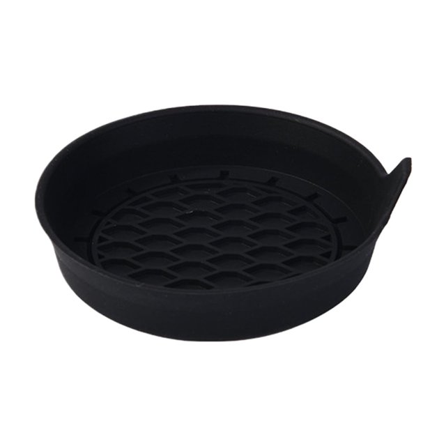 ZheElen Easy To Clean Waterproof Anti Overflow Bracket Car Cup Holder High Temperature black