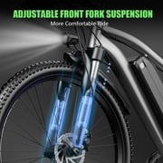 Electric Bike for Adults,1200W Peak Electric Mountain Ebike 25MPH 40Miles,Electric Dirt Bike, 7-Speed, 26 Tires,Removable Battery, Shock Absorber, Commuter E-Bike